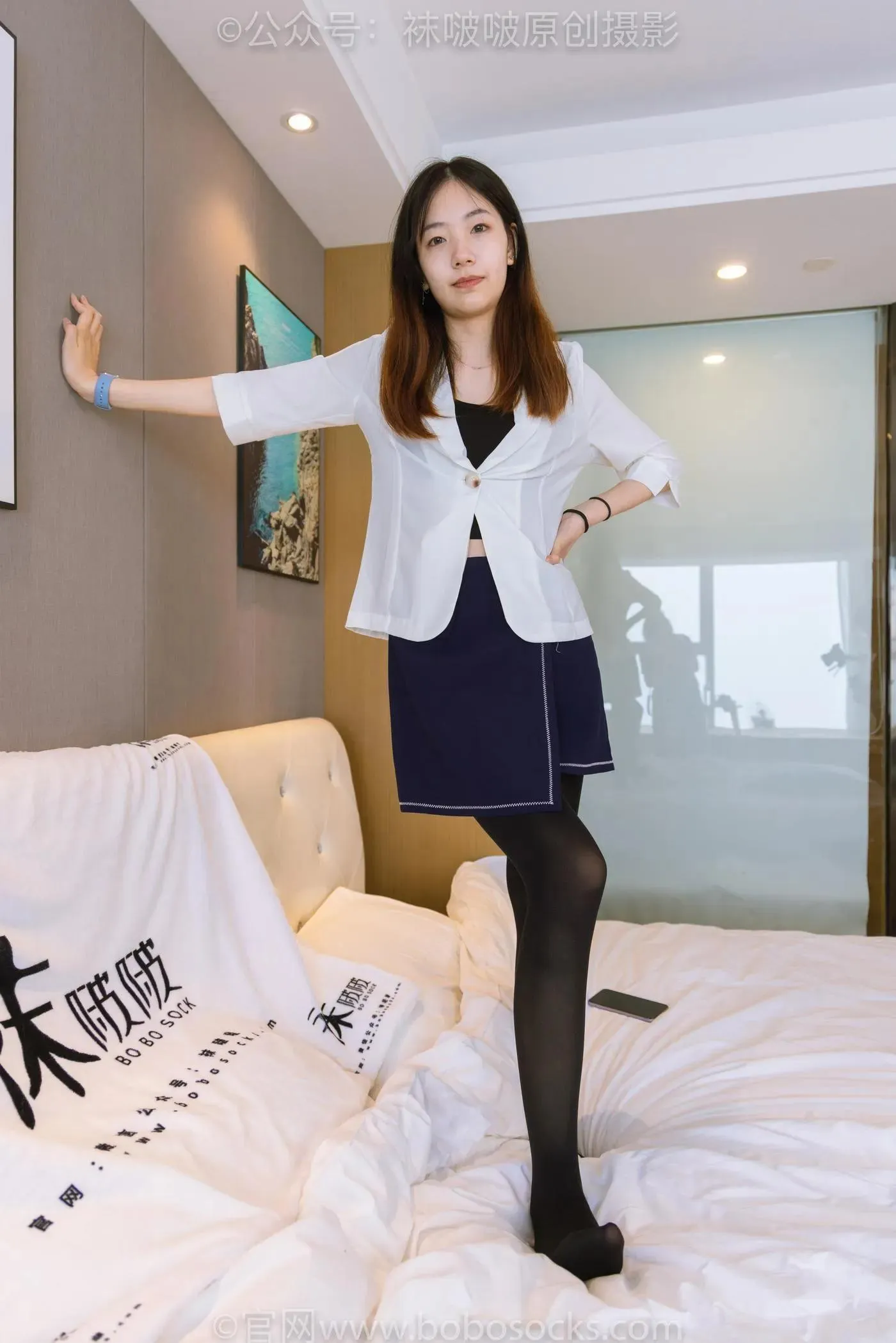 [BoBoSocks袜啵啵]NO.150 小甜豆-高跟鞋、厚黑丝 [140P]插图8